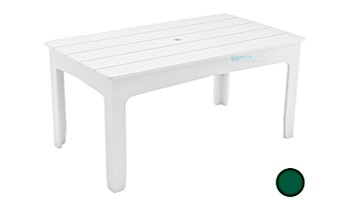 Ledge Lounger Mainstay Collection Rectangular Outdoor Dining Table | 75" x 36" | Green | LL-MS-DT-75RT-GN
