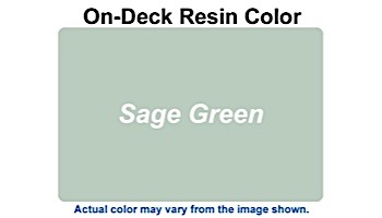 Ledge Lounger Mainstay Collection Outdoor Square Coffee Table | Sage Green | LL-MS-CT-SQ-SG