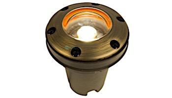 FX Luminaire FC 9 LED Well Light | Antique Bronze | 50 Watt | Zone Dimming | Ring Grate | FCZD9LEDRGAB