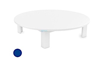 Ledge Lounger Mainstay Collection Outdoor Round Coffee Table | Navy | LL-MS-CT-RD-NY