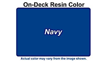 Ledge Lounger Mainstay Collection Outdoor Round Coffee Table | Navy | LL-MS-CT-RD-NY