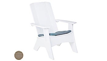 Ledge Lounger Mainstay Collection Outdoor Adirondack Seat Cushion | Standard Fabric Taupe | LL-MS-A-SC-STD-4648