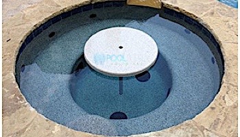 SR Smith Destination Series 30" In-Pool Table with Cup Holders | Gunite Anchor Included | Seashell | WS-POOLTABLE-CH-61-C