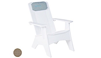 Ledge Lounger Mainstay Collection Outdoor Adirondack Headrest Cushion | Standard Fabric Taupe | LL-MS-A-P-STD-4648