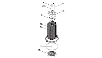 Jandy Complete Grid Assembly DEV/DEL 60Sqf | R0501400