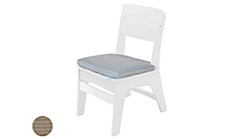 Ledge Lounger Mainstay Collection Outdoor Dining Side Chair Seat Cushion | Standard Fabric Taupe | LL-MS-DC-SC-STD-4648