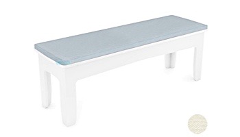 Ledge Lounger Mainstay Collection Outdoor 25" Dining Bench Cushion | Standard Fabric Oyster | LL-MS-DB25-C-STD-4642