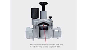 Irritrol 205 Series PVC Globe Valve without Flow Control | 1" NPT Threads | 205T