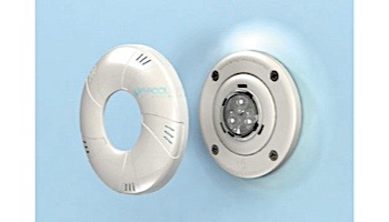 CCEI Lighting Plug-in-Pool System Mini Gaia PPX15 Color Underwater LED Light | Plastic Escutcheon | PK10R806 PF10R806