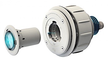 CCEI Lighting Plug-in-Pool System Mini Gaia PPX15 Color Underwater LED Light | Plastic Escutcheon | PK10R806 PF10R806