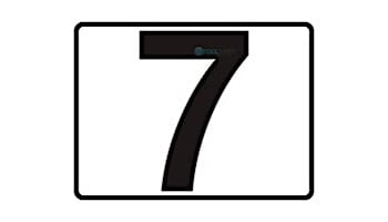 Inlays 4" x 6" Plastic Stickon Depth Marker | 7 Smooth | P411070