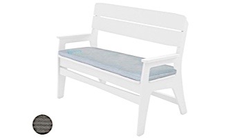 Ledge Lounger Mainstay Collection Outdoor Bench Cushion | Standard Fabric Charcoal Grey | LL-MS-BA-C-STD-4644