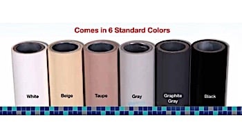 Saftron Return to Deck Mounted 3-Bend Handrail | .25" Thickness 1.90" OD | 26" W x 30" H | Graphite Gray | P-326-RTD-GG