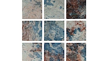 National Pool Tile Aztec 2x2 Series | Cobalt Blue | AZ206
