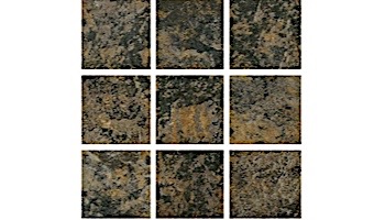 National Pool Tile Aztec 2x2 Series | Ash Nero | AZ208