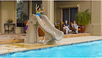 S.R.Smith SlideAway Removable Pool Slide | Gray | 660-209-5820