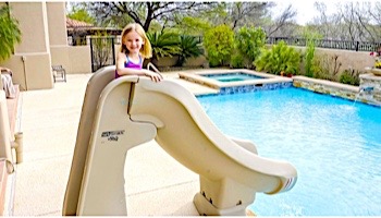 S.R.Smith SlideAway Removable Pool Slide | Gray | 660-209-5820