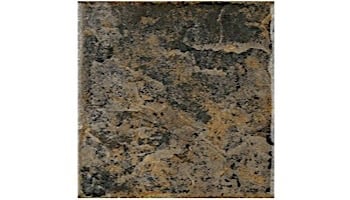 National Pool Tile Aztec 6x6 Series | Ash Nero | AZ608