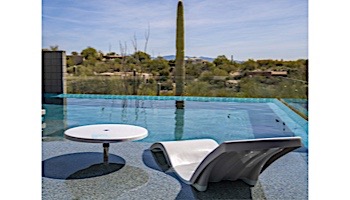 S.R. Smith Destination Series 30" Sun Shelf Table | Gunite Anchor Included | Pebble | WS-30 TABLE-55-C