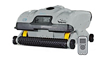 Maytronics Dolphin C7 Commercial Class Inground Robotic Pool Cleaner with Remote & Caddy | 99997151-C7