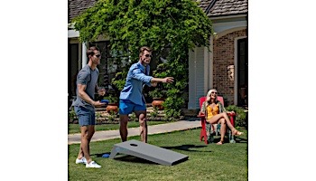 Ledge Lounger Outdoor Games Collection Cornhole Set | Green Boards with Beanbags in Custom Color Choice | LL-GM-CH-GN