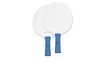 Ledge Lounger Outdoor Games Collection Ping Pong Table White and Sky Blue Net | LL-GM-PG-WH-WH-SB | LL-GM-PG2-WH-SB