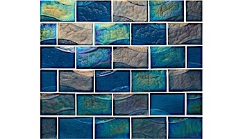 National Pool Tile Sea Ice Series 2x3 Glass Tile | Lagoon |  ICE-LAGOON2X3