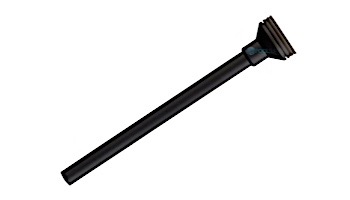 FX Luminaire Zone Dimming 3LED 12" Riser Aluminum Assembly | Black | AZD3LED12RAFB