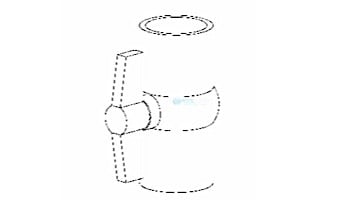S.R. Smith 1.5" Ball Valve SCH 80 SXS | Gray | 05-777