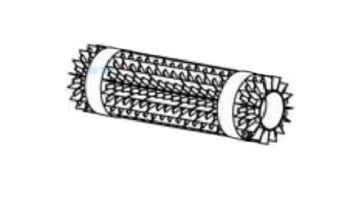 Maytronics Brush PVC Diagnostic Climbing Brush | Grey | 6101641
