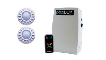 S.R.Smith PoolLUX Plus Lighting Control System | 60 Watt 120V Transformer | Includes 2 Mod-Lite Pool Lights | 2ML-PLX-PL60