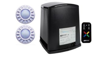 S.R.Smith PT-6000 Fiber to LED Lightning Kit | Includes Power Center Plus Wireless Remote Control and 2 Mod-Lite LED Pool Lights | 2ML-PT-6000