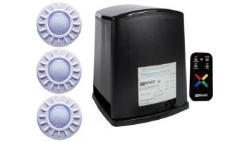 S.R.Smith PT-6000 Fiber to LED Lightning Kit | Includes Power Center Plus Wireless Remote Control and 3 Mod-Lite LED Pool Lights | 3ML-PT-6000