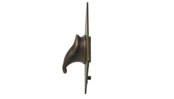 Black Oak Foundry Short Scupper with Diamond Backplate | Antique Brass / Bronze Finish | S65-AB | S69-AB Diamond