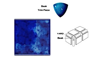National Pool Tile Akron Field Beak Trim | Royal Blue | KAK305 BEAK