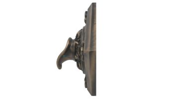 Black Oak Foundry Diamond Short Oak Leaf Scupper | Antique Brass / Bronze Finish | S61-AB Diamond