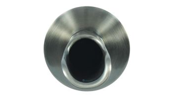 Black Oak Foundry Roman Scupper with Round Backplate | Brushed Nickel Finish | S55-BN Round