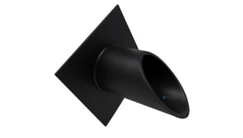 Black Oak Foundry 2.5" Deco Wall Scupper with Diamond Backplate | Distressed Copper Finish | S913-DC