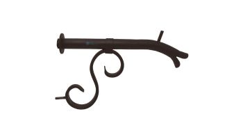 Black Oak Foundry Small Courtyard Spout with Mini Backplate | Oil Rubbed Bronze Finish | S7510-ORB | S7511-ORB
