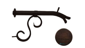 Black Oak Foundry Small Courtyard Spout with Mini Backplate | Distressed Copper Finish | S7510-DC | S7511-DC