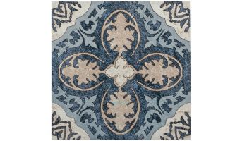 National Pool Tile Geostone 6x6 Series | Geo Blue Pattern | GST-BLUE PTRN