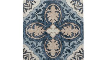 National Pool Tile Geostone 6x6 Series | Geo Blue Pattern | GST-BLUE PTRN