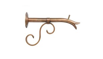 Black Oak Foundry Small Courtyard Spout with Turin | Antique Brass / Bronze Finish | S7534-AB