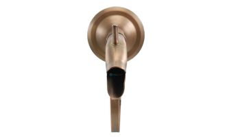 Black Oak Foundry Small Courtyard Spout with Turin | Antique Brass / Bronze Finish | S7534-AB
