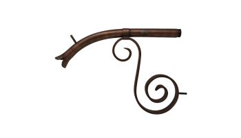 Black Oak Foundry Large Courtyard Spout | Distressed Copper Finish | S7600-DC | S7642-DC