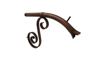 Black Oak Foundry Large Courtyard Spout | Distressed Copper Finish | S7600-DC | S7642-DC