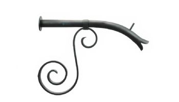 Black Oak Foundry Large Courtyard Spout with Mini Backplate | Antique Brass / Bronze Finish | S7610-AB | S7611-ORB