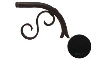 Black Oak Foundry Small Droop Spout | Almost Black Finish | S7400-BLK | S7800-BLK