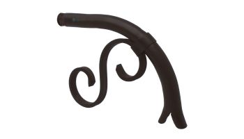 Black Oak Foundry Small Droop Spout | Almost Black Finish | S7400-BLK | S7800-BLK