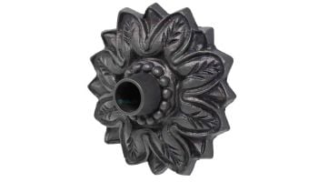 Black Oak Foundry Large Nikila Emitter | Almost Black Finish | S81-BLK